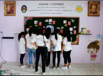 Project of Academic Services on ASEAN
Community at Bansubphukkad School,
Nakhon Sawan Province